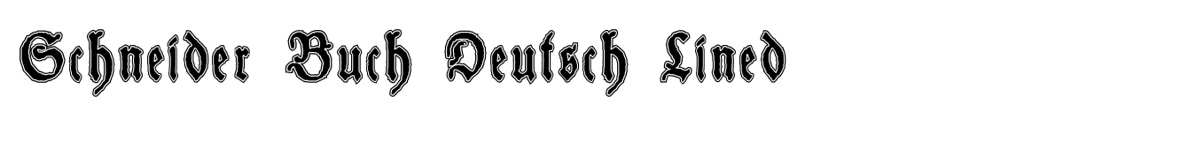 Schneider Buch Deutsch Lined